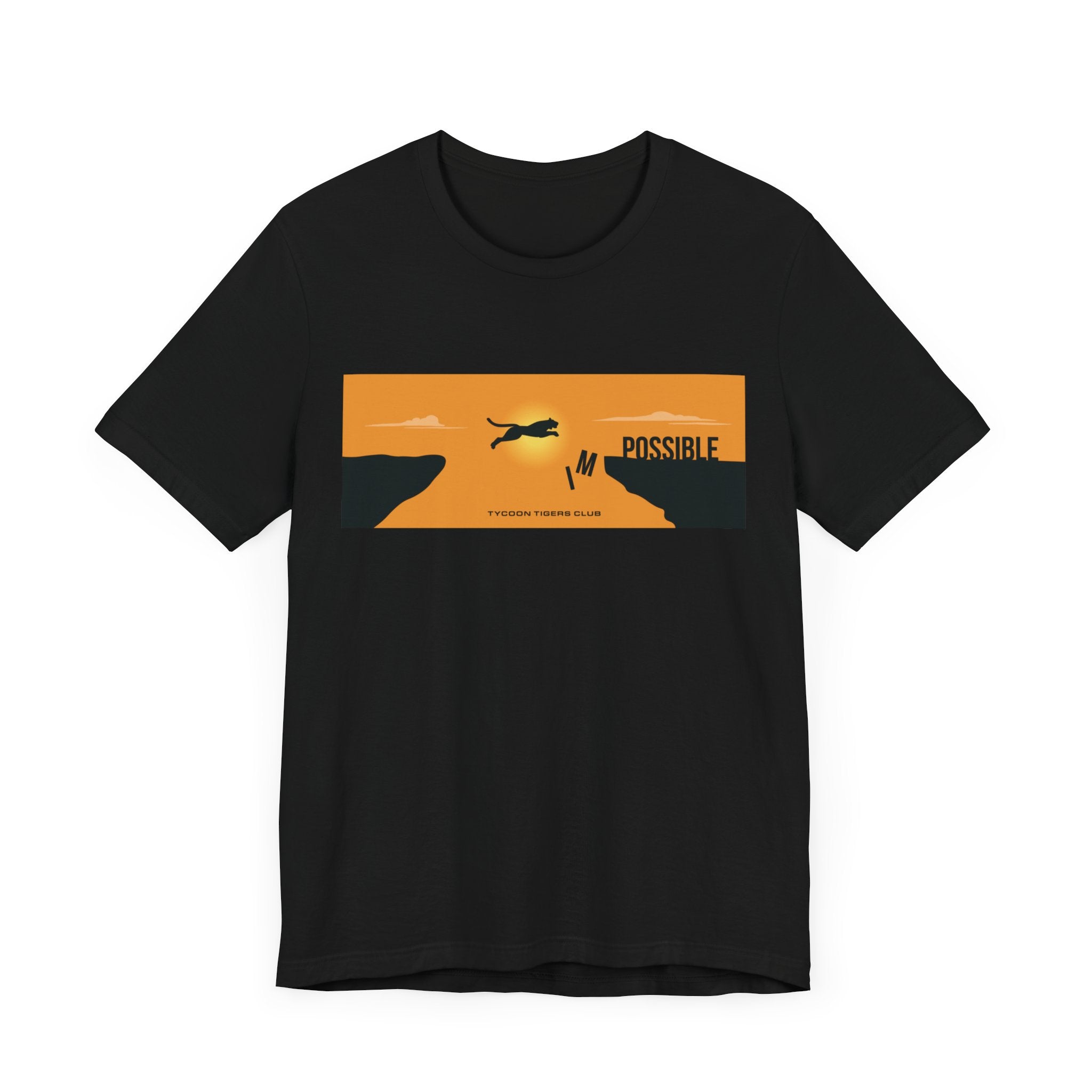 Impossible orange Banner - Unisex Short Sleeve Tee