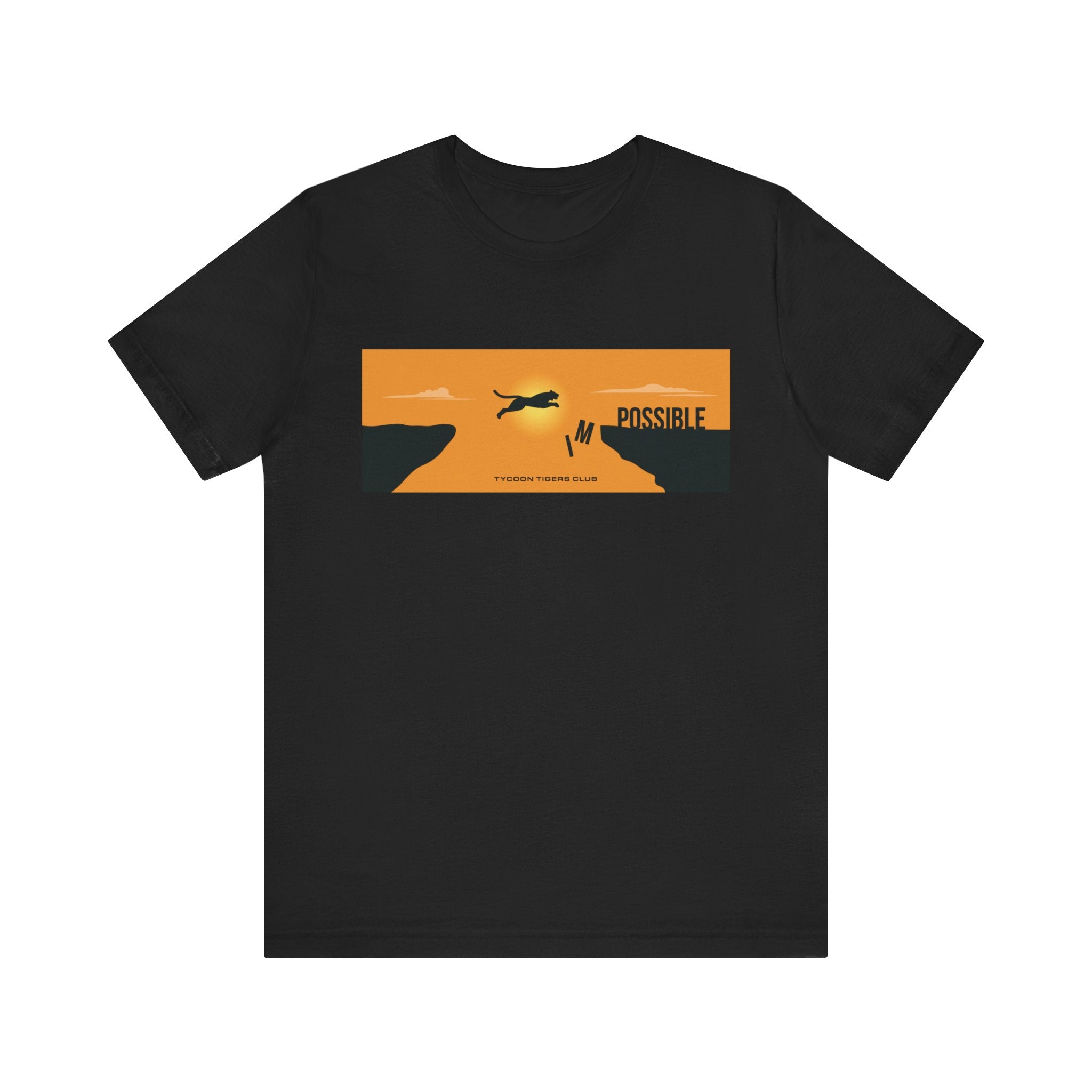 Impossible orange Banner - Unisex Short Sleeve Tee