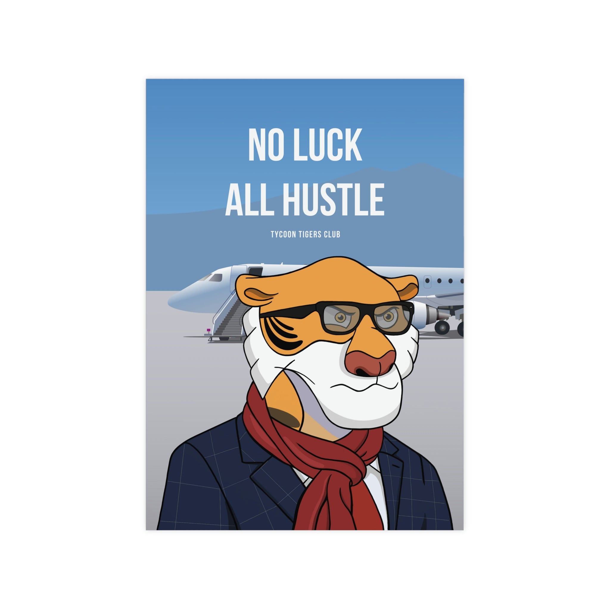No luck all hustle - Poster